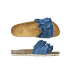 Sofia Suede Jeans Sandals - Women