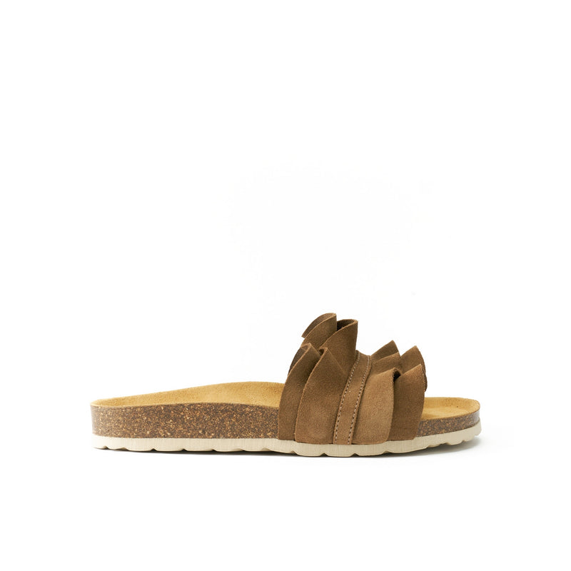 Sabots Sofia Suede Chocolate - Femme