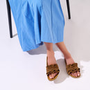 Sabots Sofia Suede Chocolate - Femme
