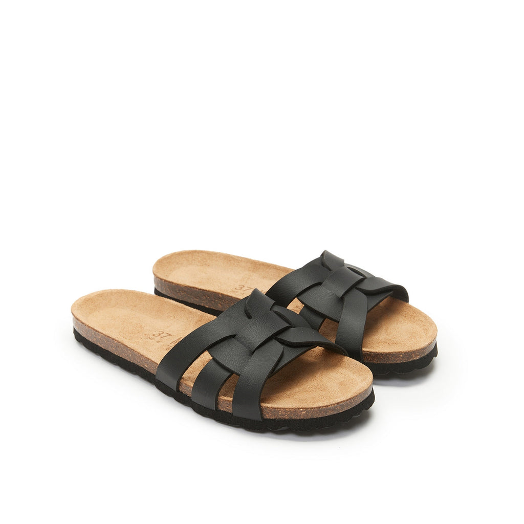 Clara Black Sandals - Women
