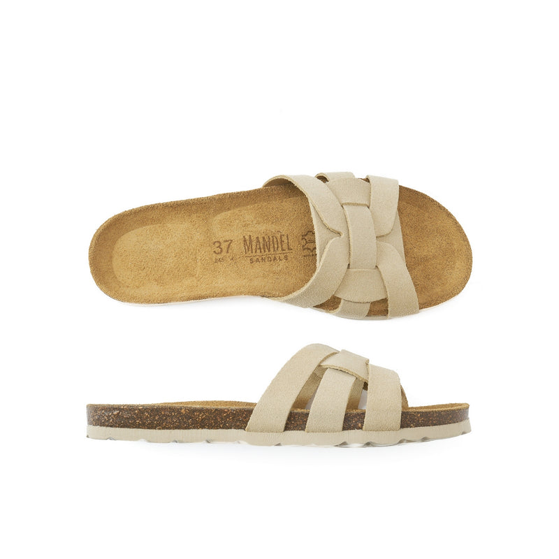 Sandales Clara Suede Beige - Femme