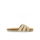 Clara Nubuck Sand Beige Clogs - Women