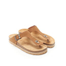Tongs Blanca Cognac Brown - Femme