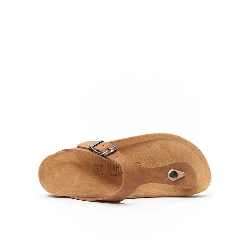 Tongs Blanca Cognac Brown - Femme
