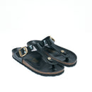 Tongs Blanca Big Buckle Black - Femme