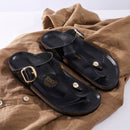 Tongs Blanca Big Buckle Black - Femme