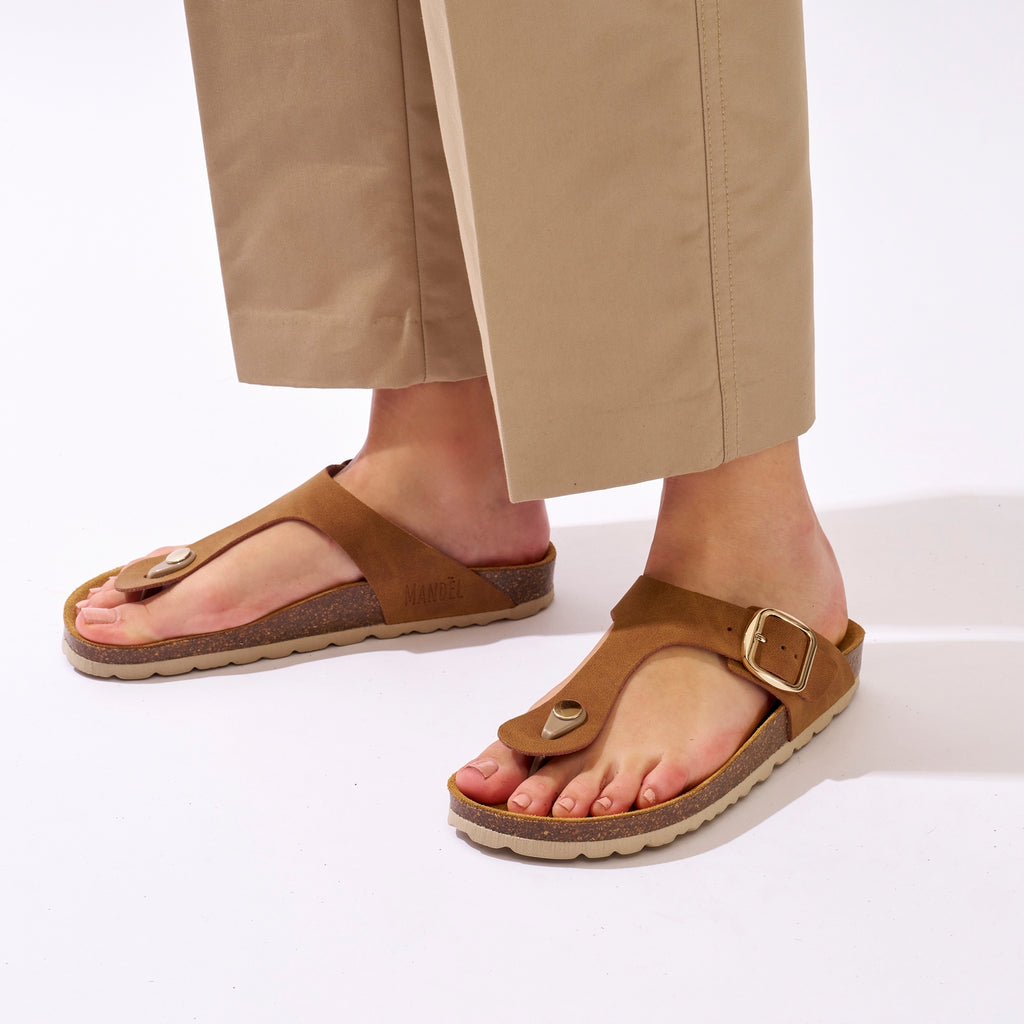 Blanca Flip Flops - Brown - Women's