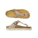 Tongs Blanca Suede Taupe - Femme