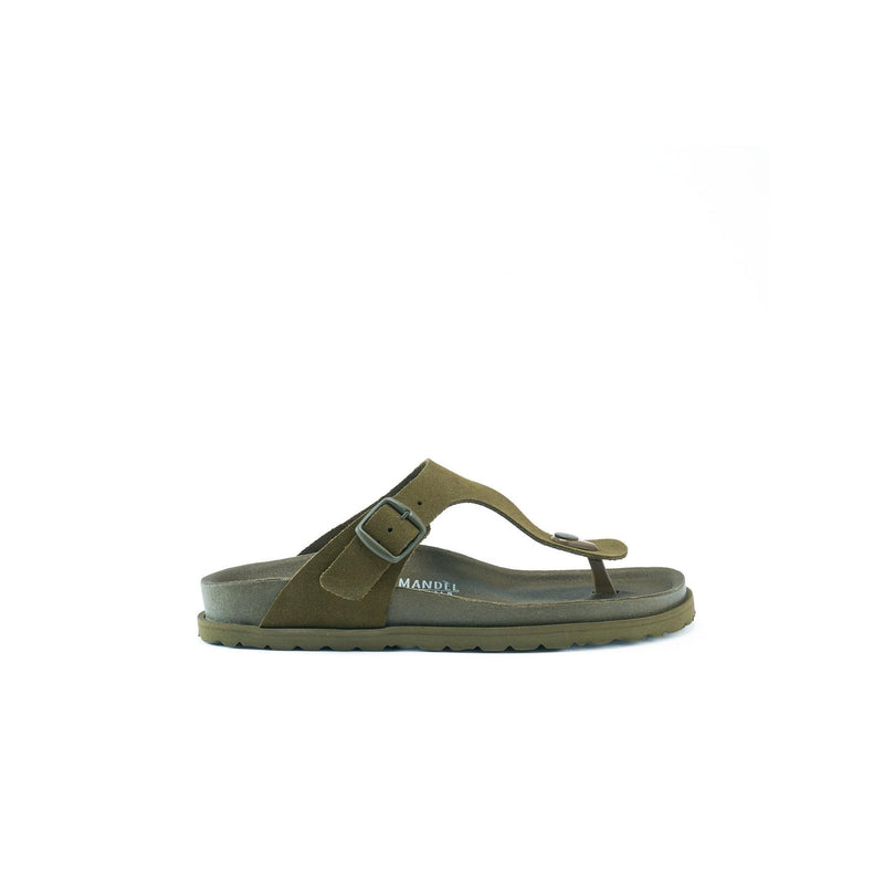 Tongs Gala Suede Moss Green - Femme
