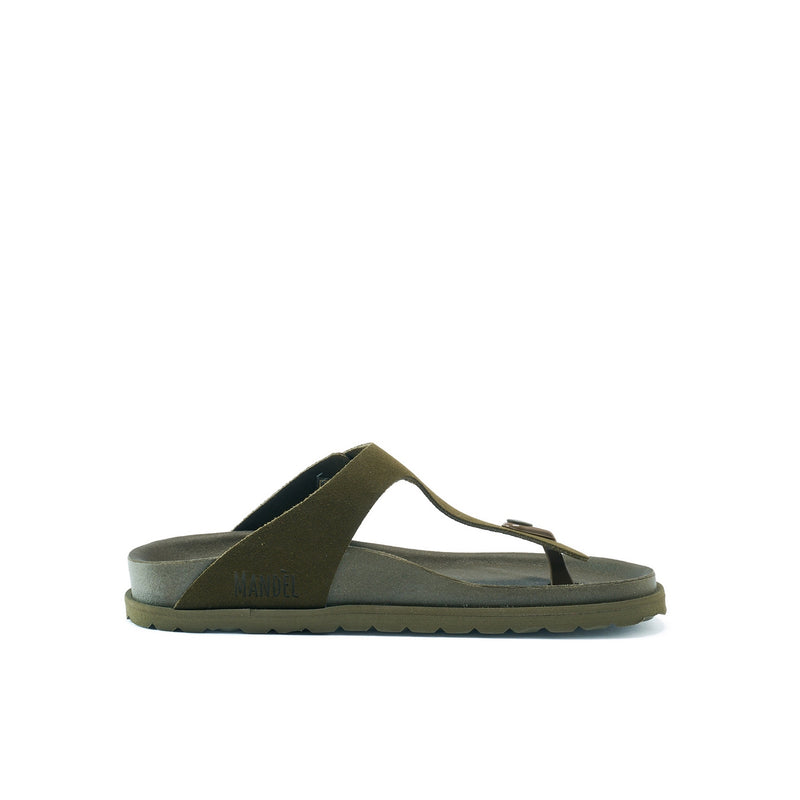 Tongs Gala Suede Moss Green - Femme
