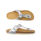 Blanca Flip Flops - Silver - Women