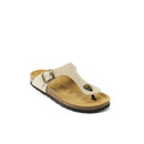 Blanca Nubuck Sand Beige Clogs - Women
