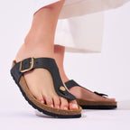 Blanca Flip Flops - Black - Women