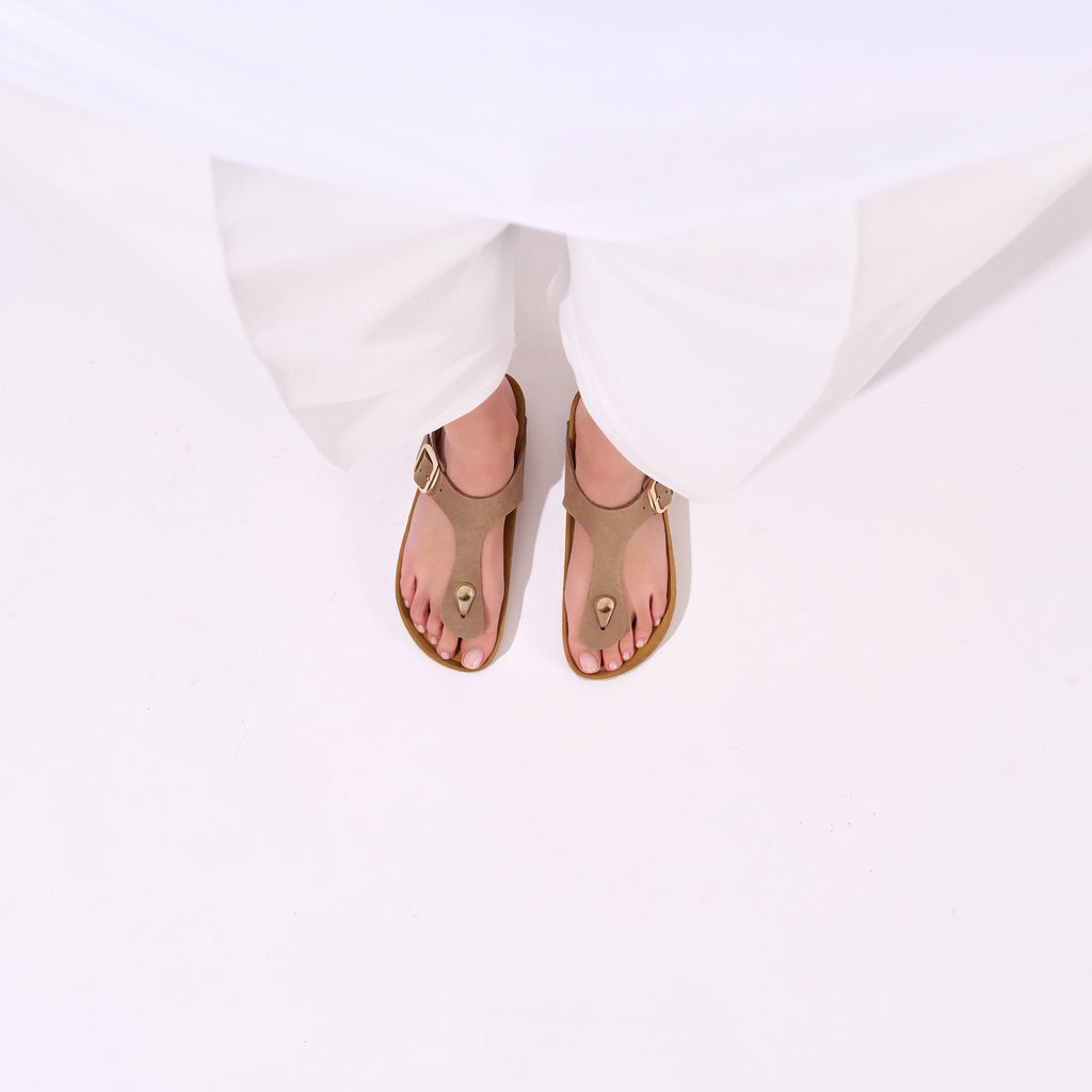 Blanca Flip-Flops - Taupe - Women