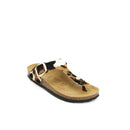 Blanca Big Buckle Cow Clogs - Women's