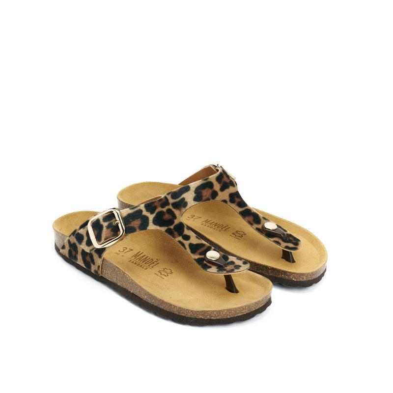 Blanca Big Buckle Leopardo Clogs - Women's