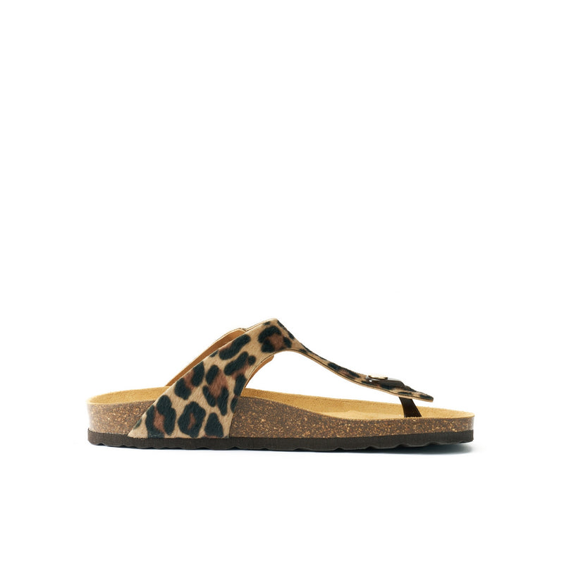 Blanca Big Buckle Leopardo Clogs - Women's