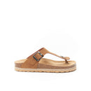 Blanca Cognac Brown Clogs - Women