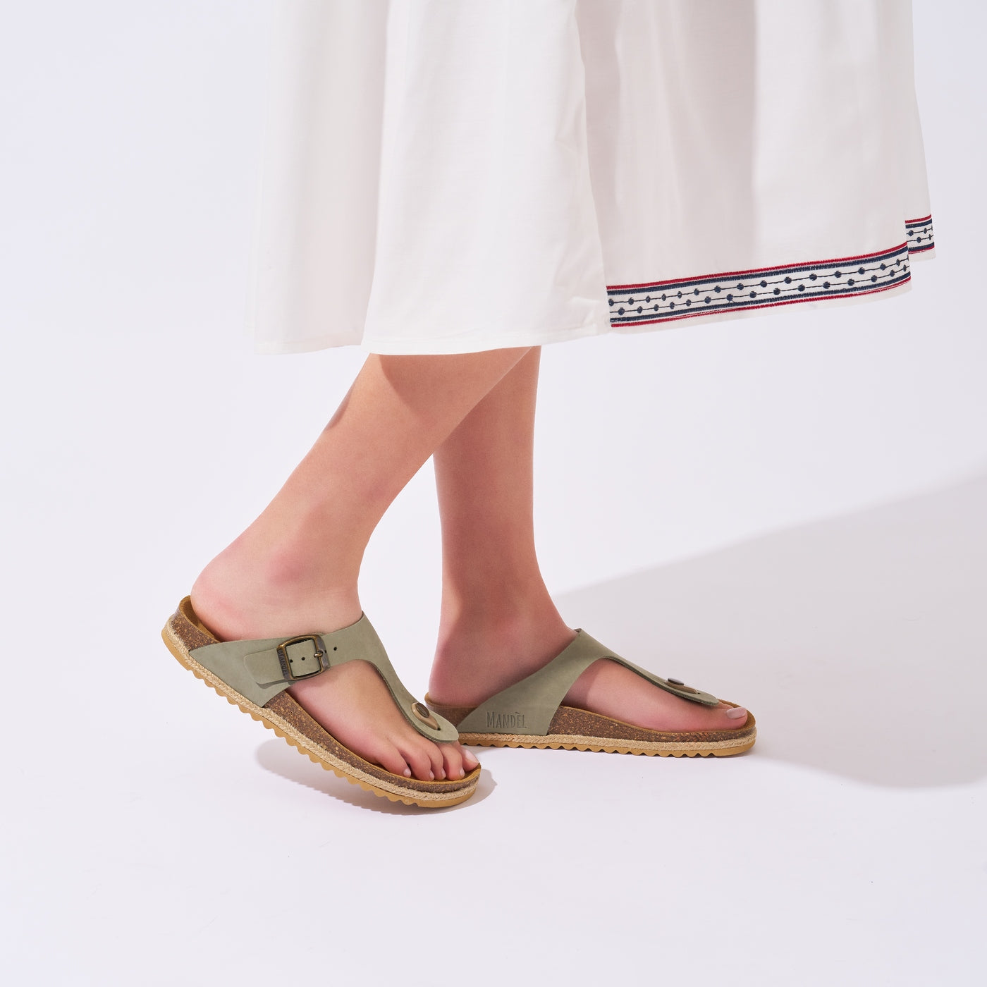 Blanca Flip Flops - Green - Women