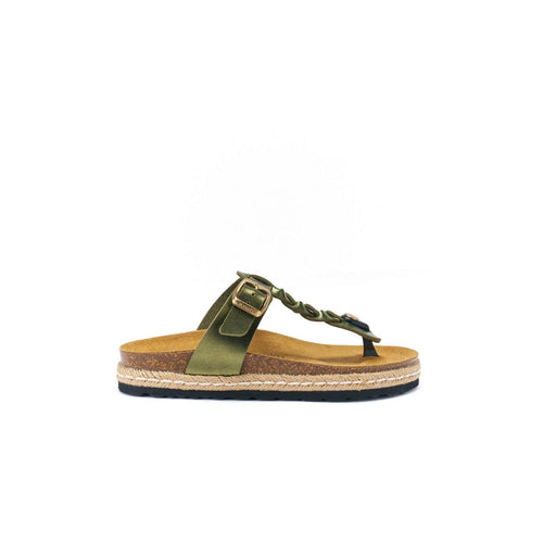 Tongs Sandales Luna Moss Green - Femme