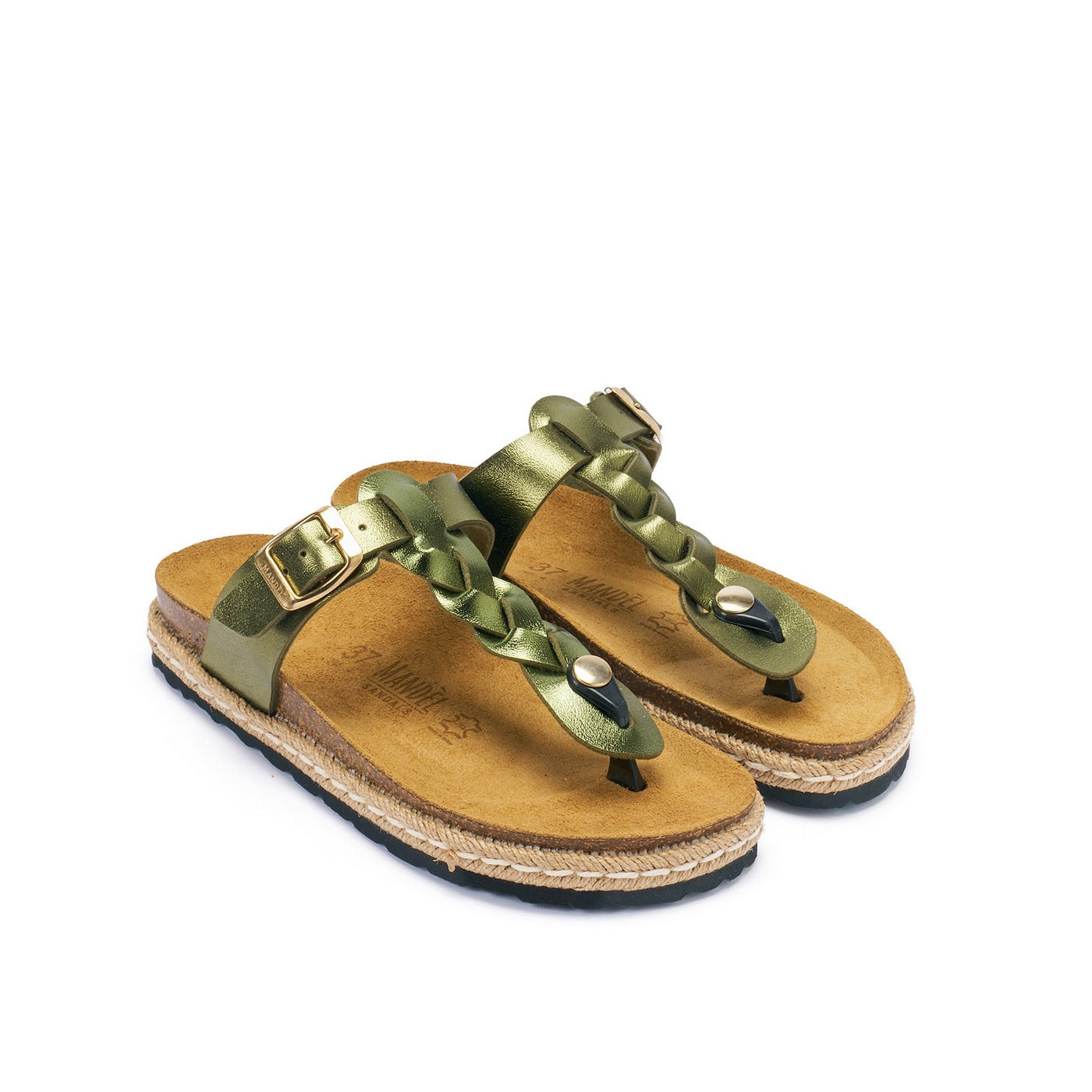 Luna Flip Flops - Green - Women