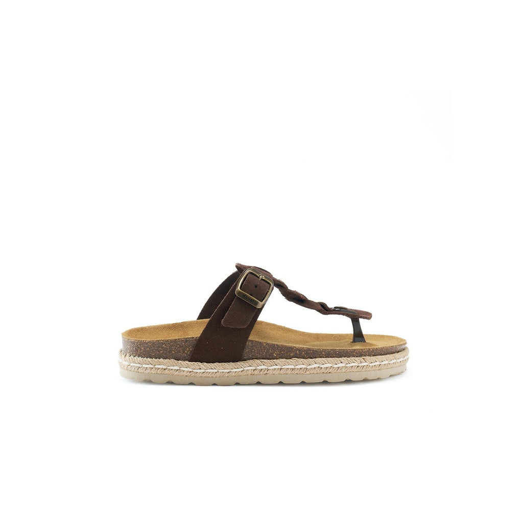 Luna Flip Flops - Dark Brown - Women's