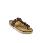 Luna Flip Flops - Dark Brown - Women's