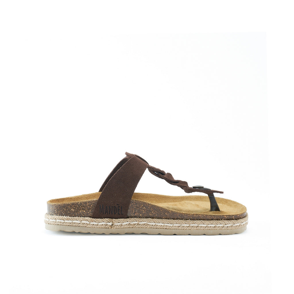 Luna Flip Flops - Dark Brown - Women's