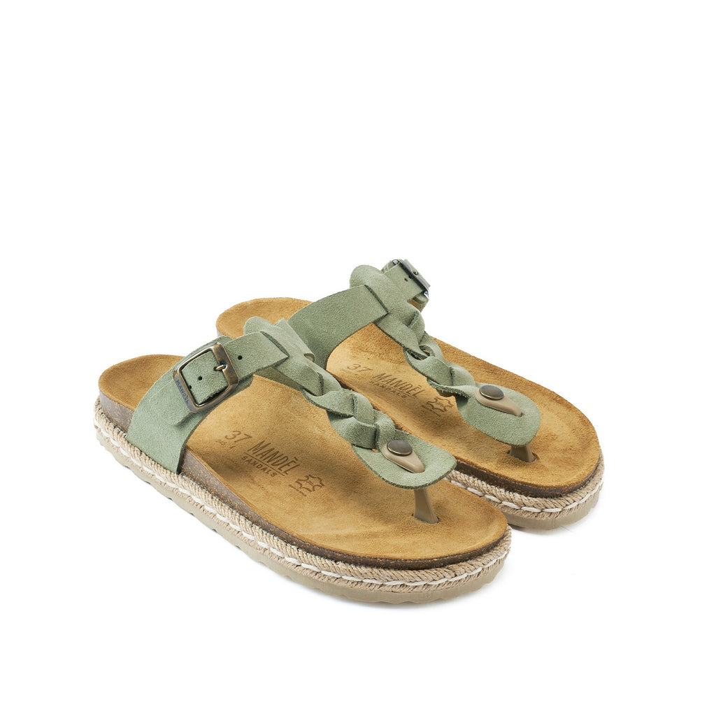 Luna Flip Flops - Green - Women's