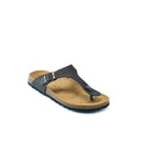 David Oiled Leather Dark Brown - Homme