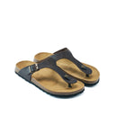 David Oiled Leather Dark Brown - Homme