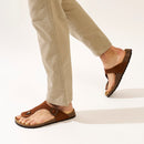 Tongs David Suede Chestnuts - Homme