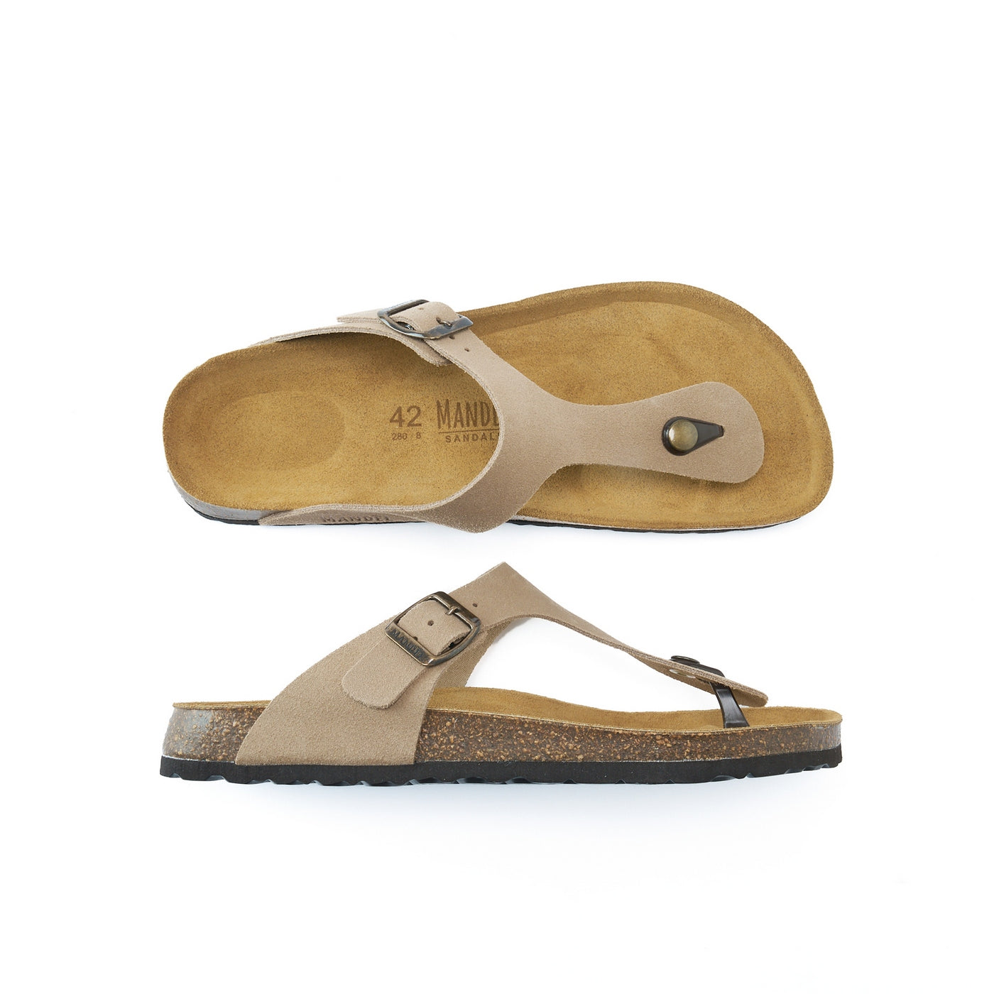 David Flip Flops - Taupe - Men