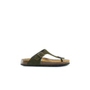 Tongs David Suede Moss Green - Homme