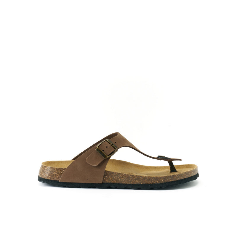 David Nubuck Brown Clogs - Men