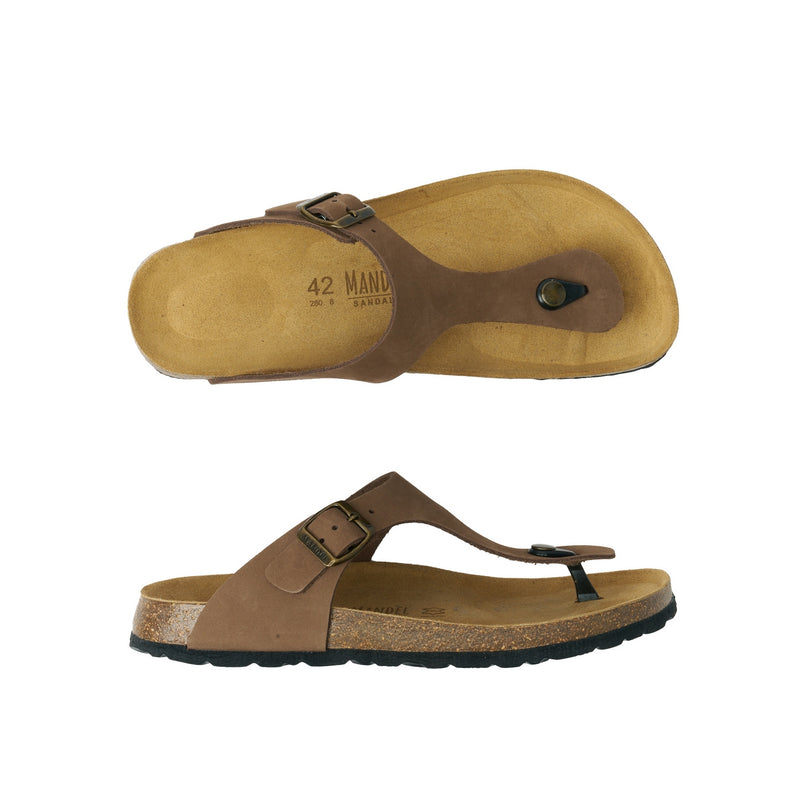 David Nubuck Brown Clogs - Men