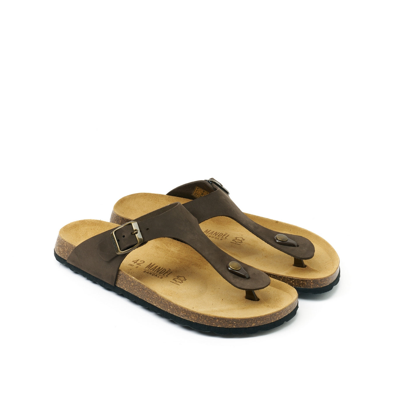 David Flip Flops - Dark Brown - Men