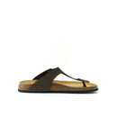 David Nubuck Dark Chocolate Clogs - Men's