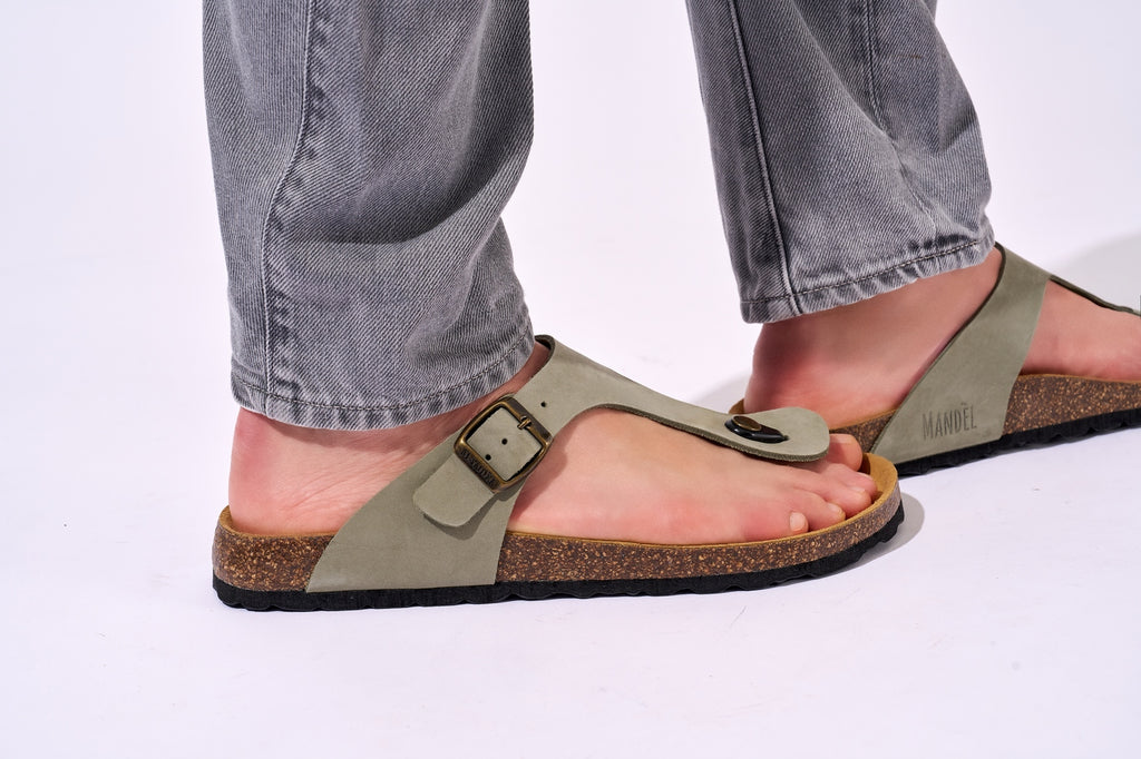 David Flip Flops - Green - Men