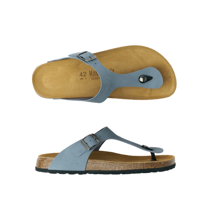 David Ultramarine Nubuck Clogs - Men's