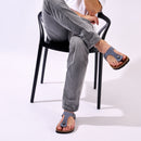David Ultramarine Nubuck Clogs - Men's