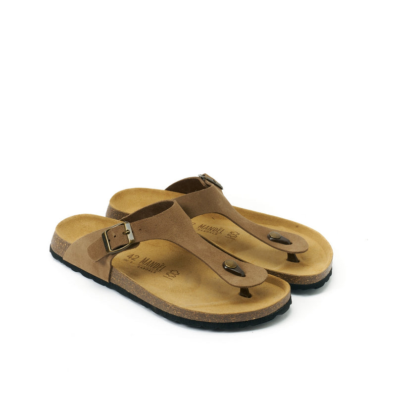 David Suede Brown Clogs - Men