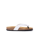 Lene Patent White Clogs - Women's