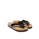 Lene Patent Black Clogs - Women's