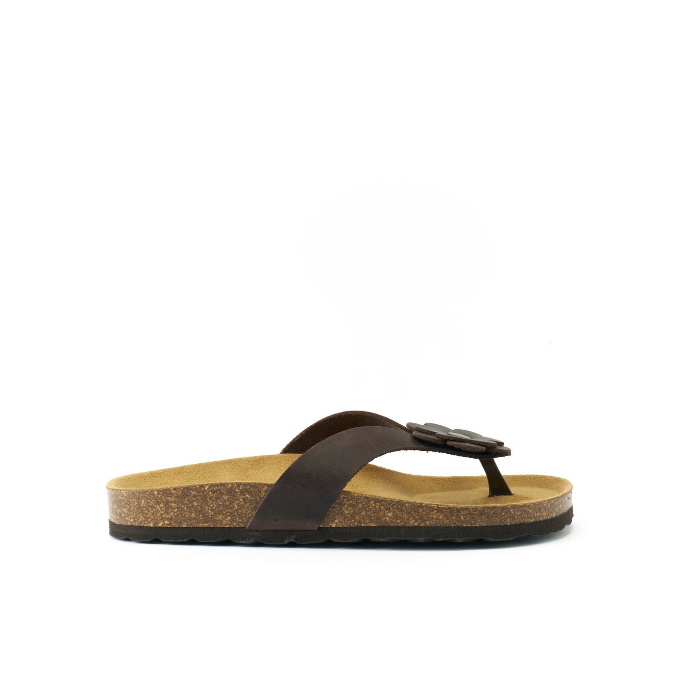 Lene Flip Flops - Dark Brown - Women's