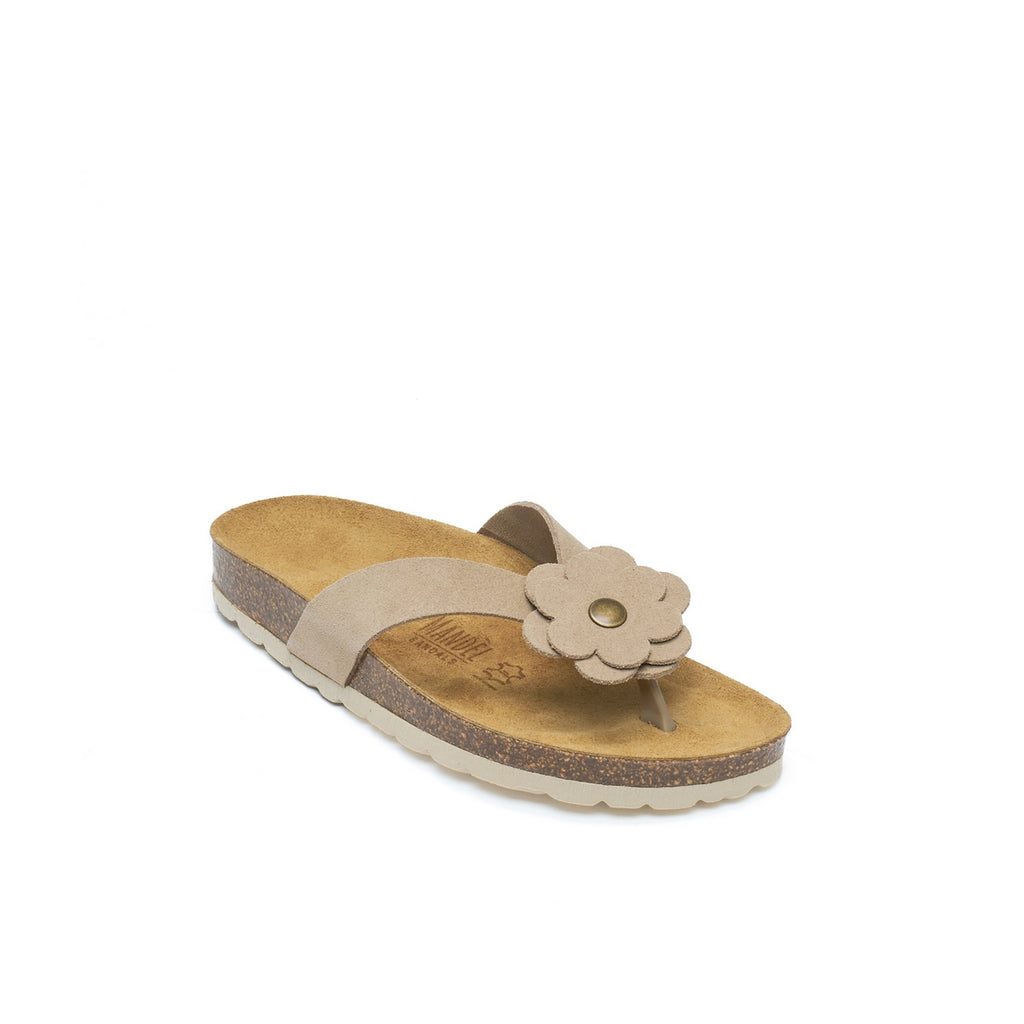 Lene Flip Flops - Taupe - Women