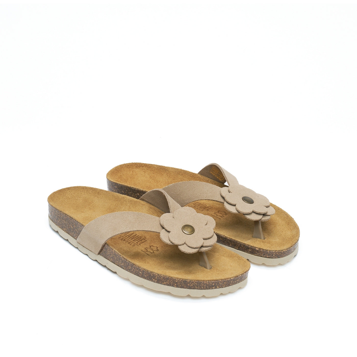 Lene Flip Flops - Taupe - Women