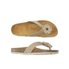 Lene Flip Flops - Taupe - Women