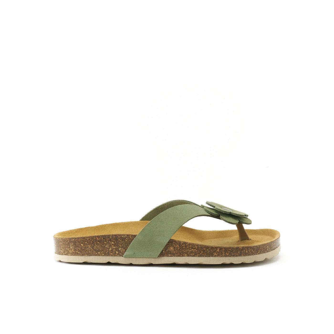 Lene Flip Flops - Green - Women's