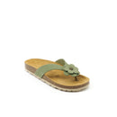 Lene Suede Clogs Rosemary Green - Women's
